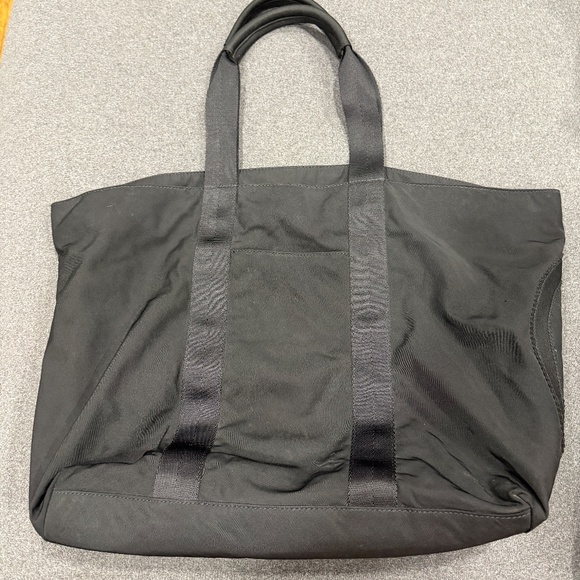 Tory Burch Nylon Black Zippered Tote Bag - Picture 2 of 4